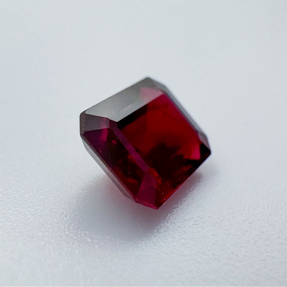 Natural Ruby Emerald-Cut Eye Clean Red Ruby July … - image 4